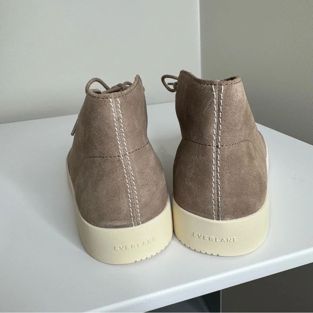 NEW Everlane Women’s Tan Taupe Suede Lace-up‎ Chukka Ankle Boots Size 7.5